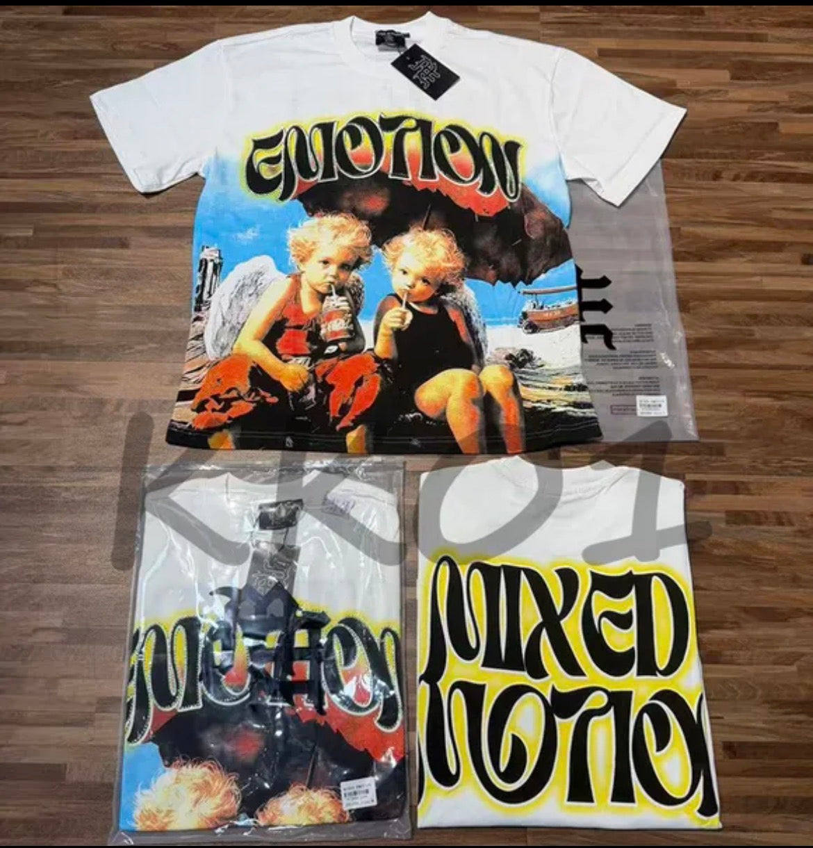 Mixed Emotion Angel Drinking T-Shirt