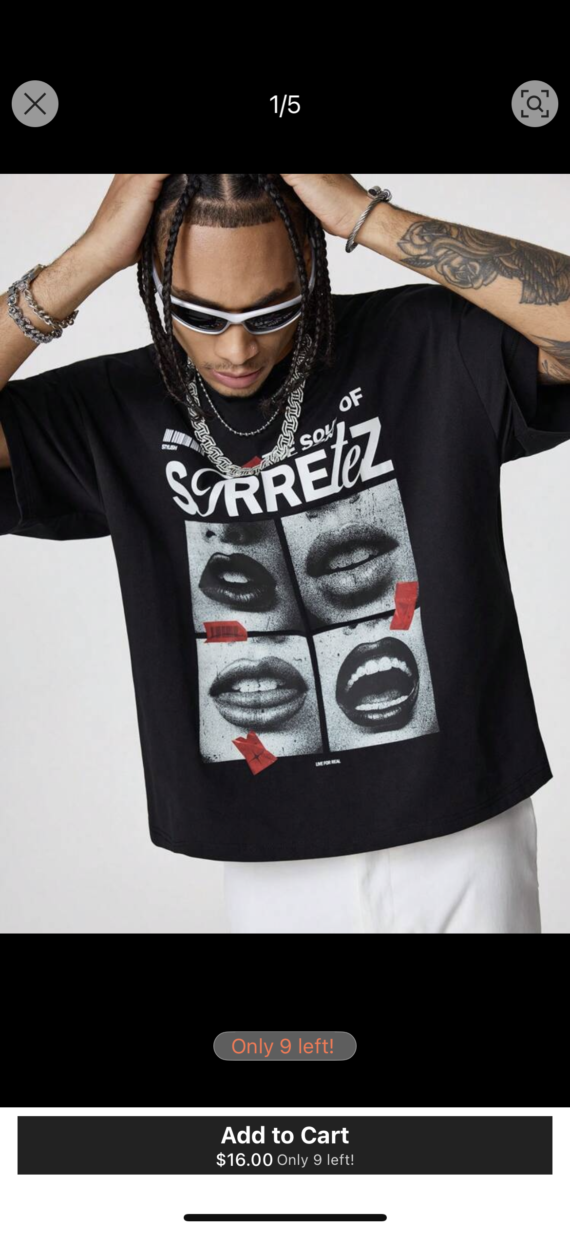 Streetz Lip T-Shirt