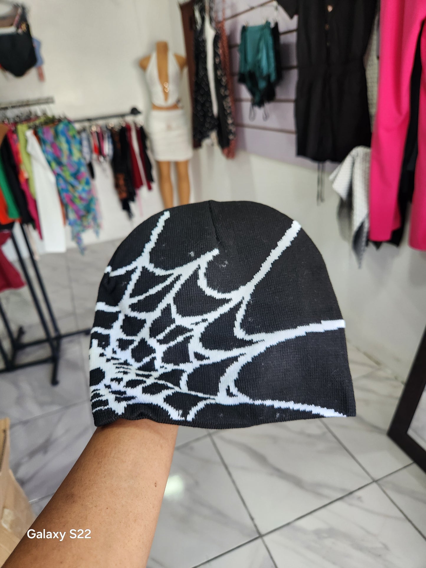 Spider Web Beanie