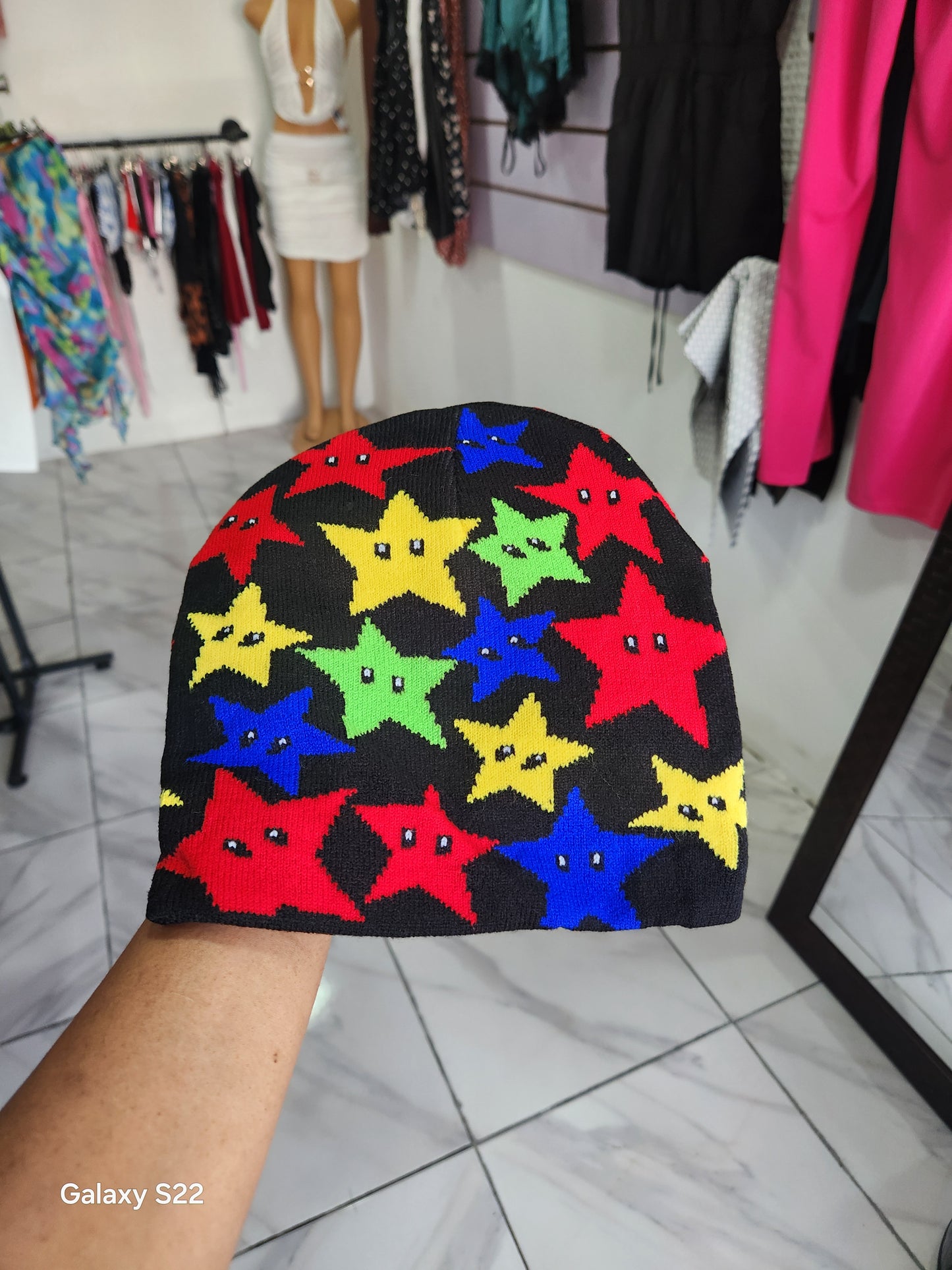Rainbow Star Beanie
