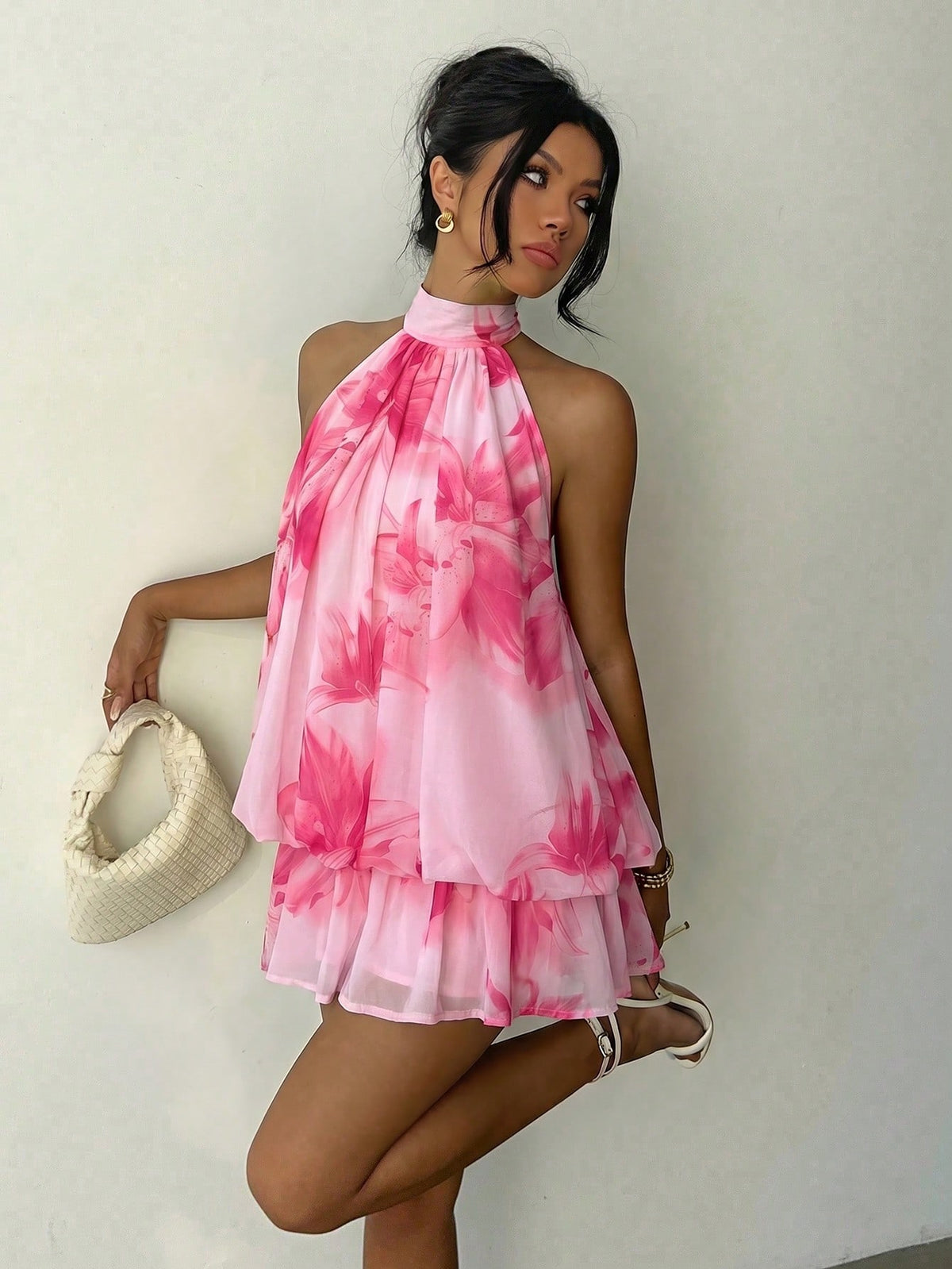 Ruffle Dress - Floral
