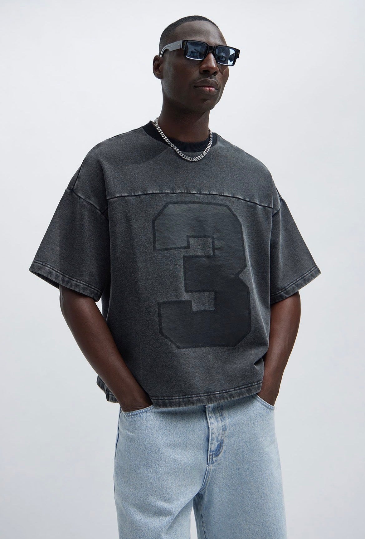 Plain Grey 3 T-Shirt