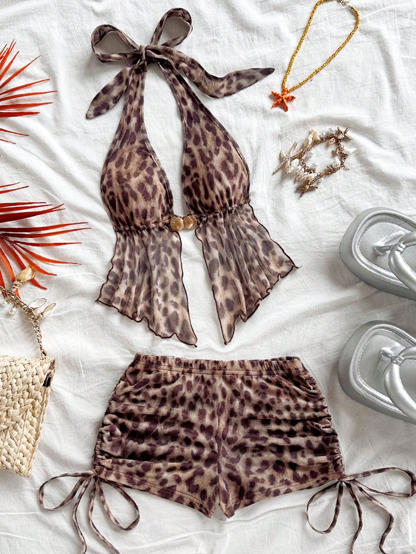 Animal Print Two Piece
