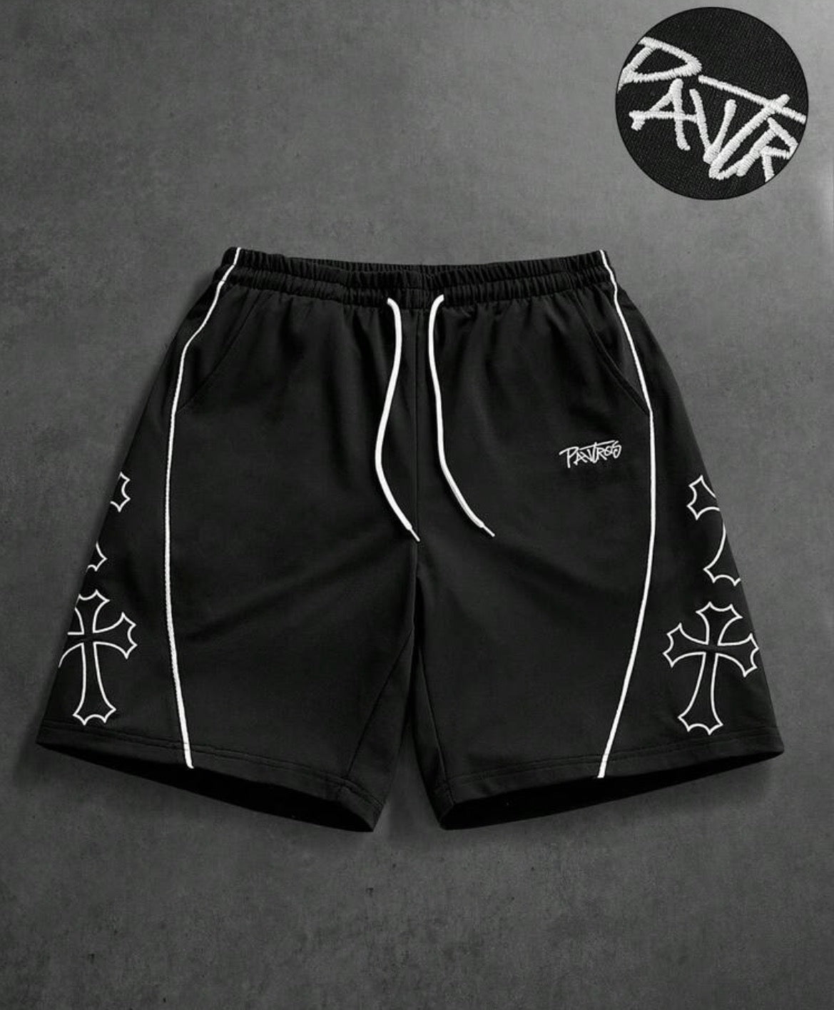 Cross Black Shorts