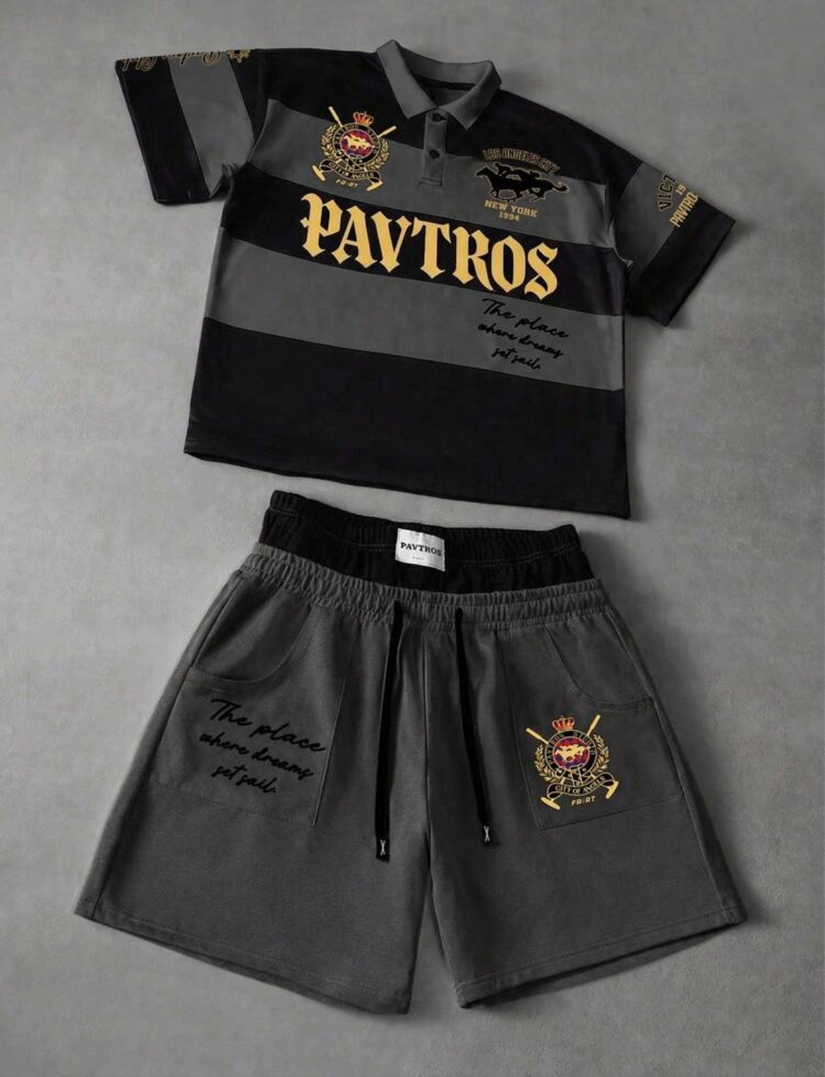 Patros Collar Black Two Piece