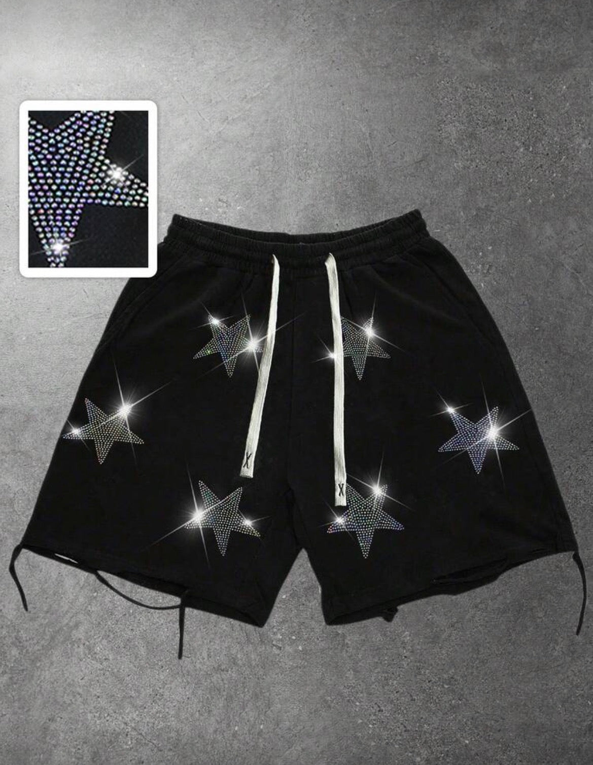 Spark Stars Black Shorts