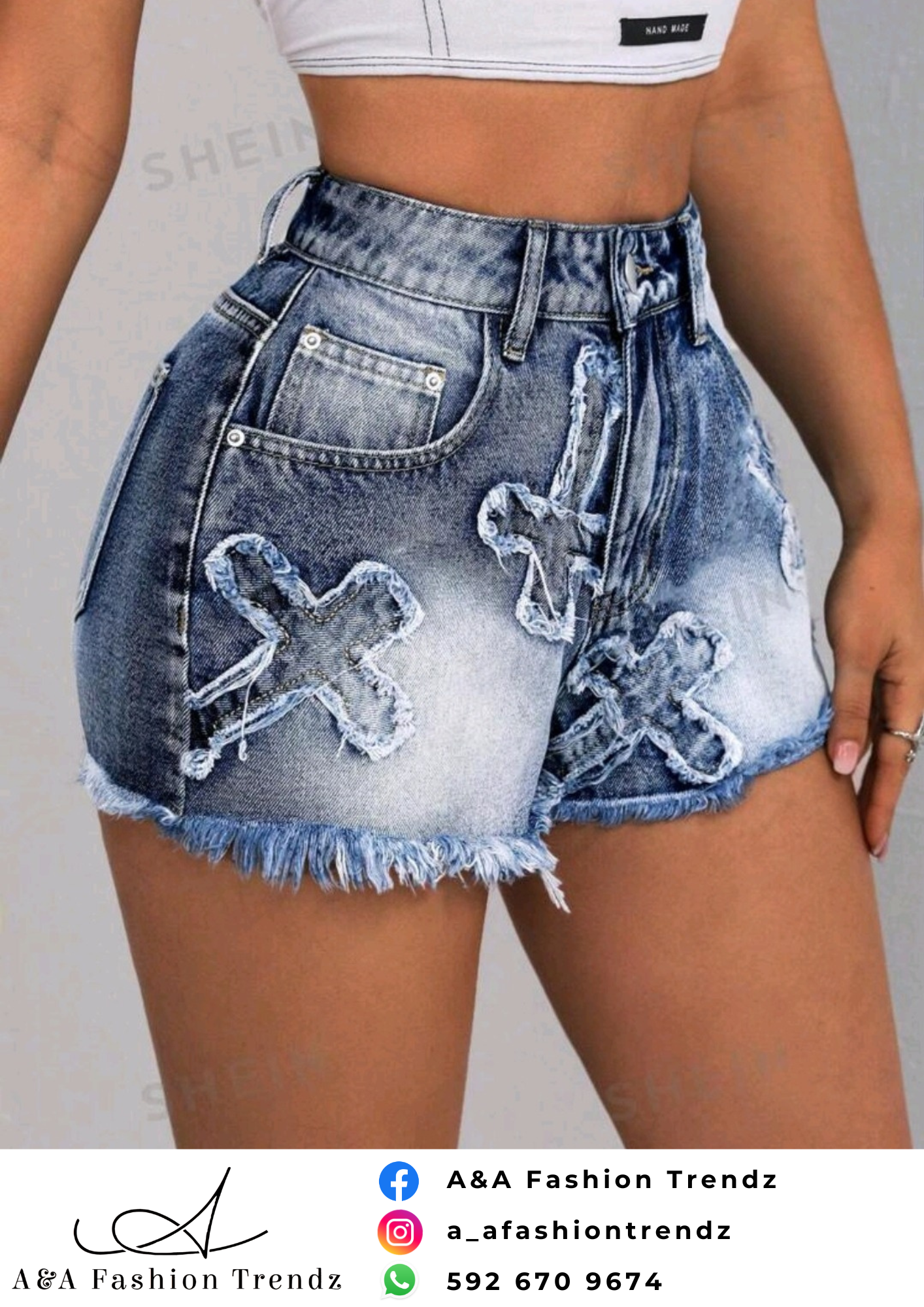 Cross Jean Shorts