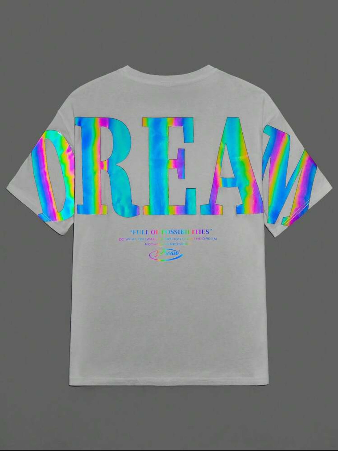 Men Dream White T-Shirt