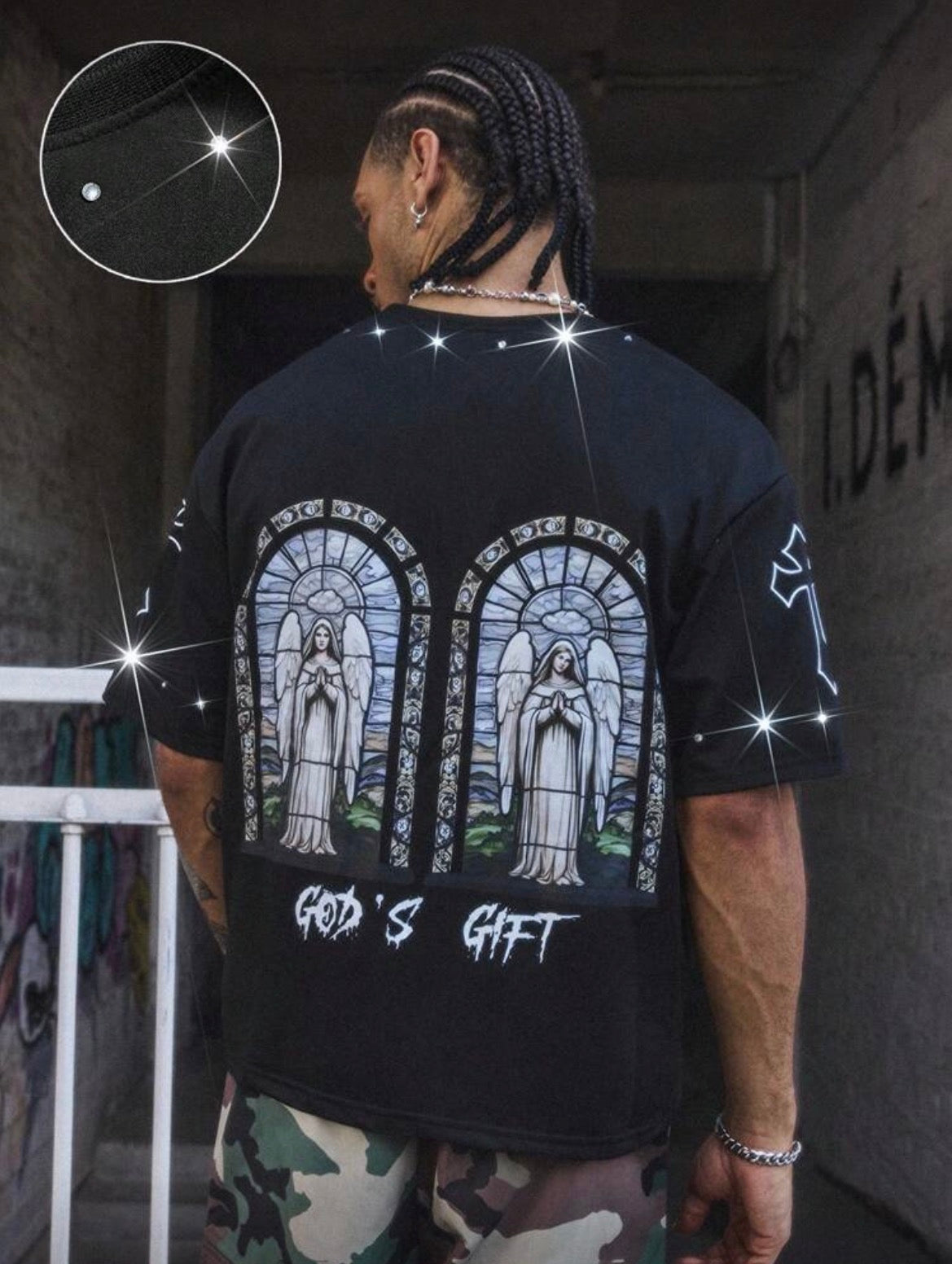 God’s Gift Black T-Shirt