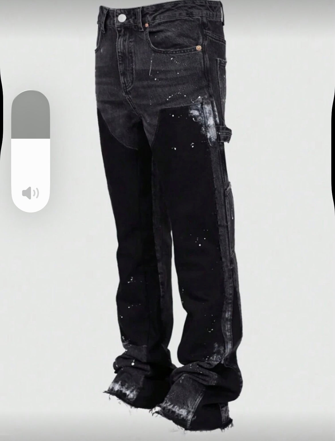 Men Baggy Flared Jeans