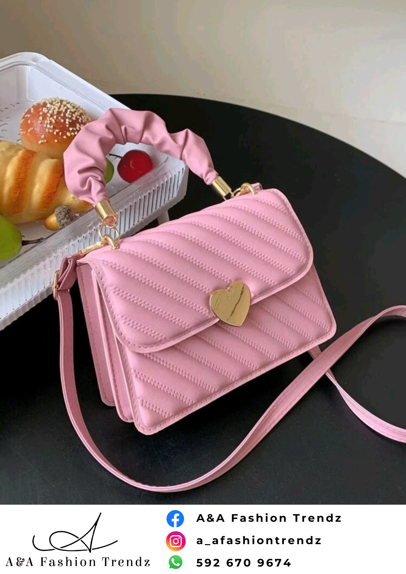 Pink Heart Purse