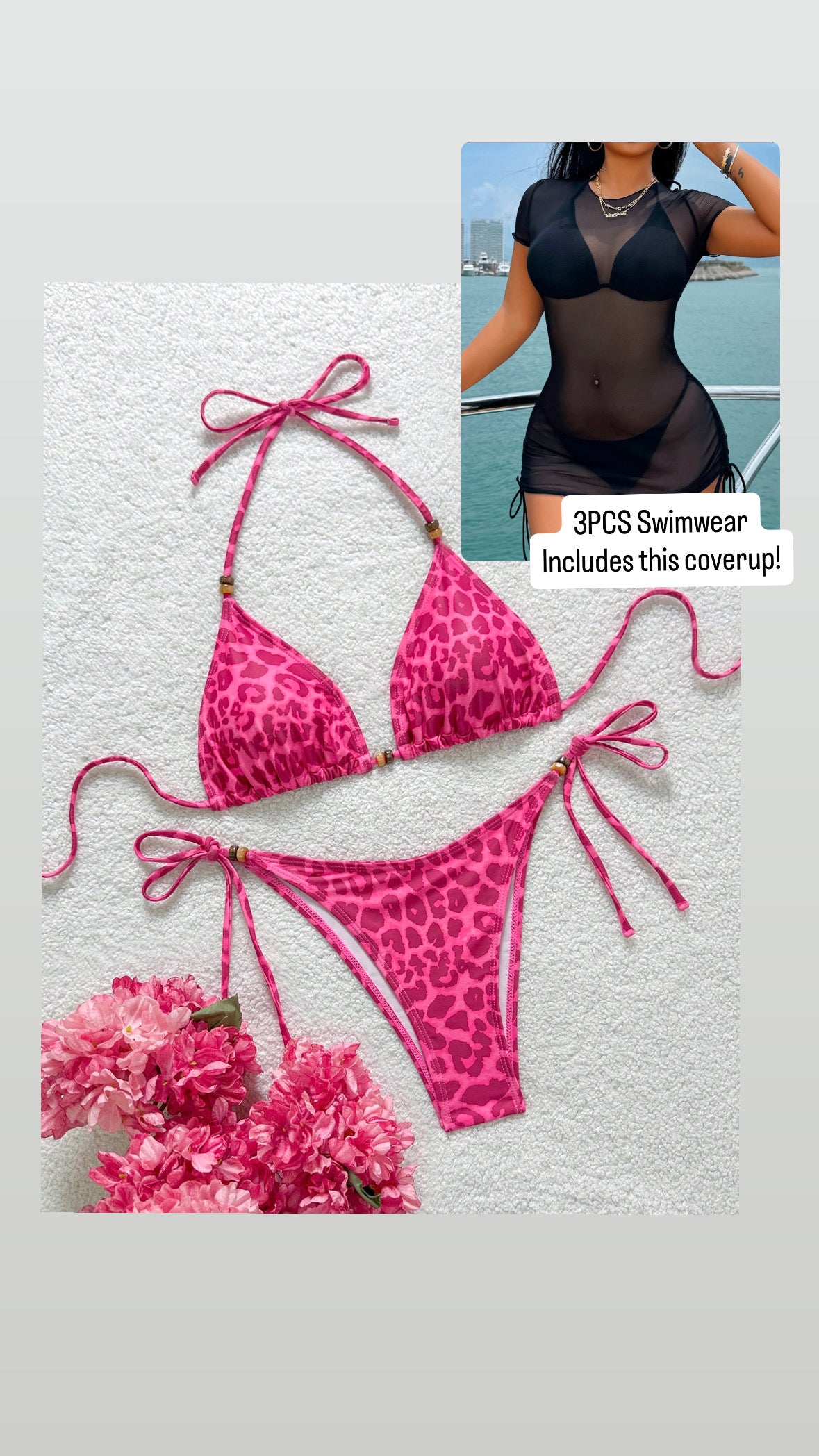 3PCS Swimwear Set