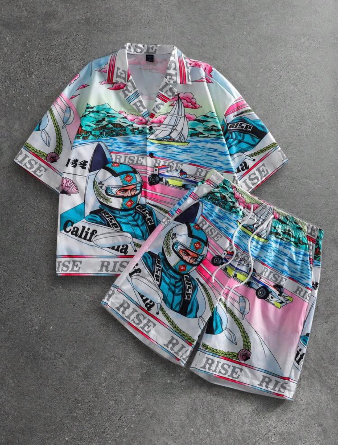 Racing Shirt Two Piece