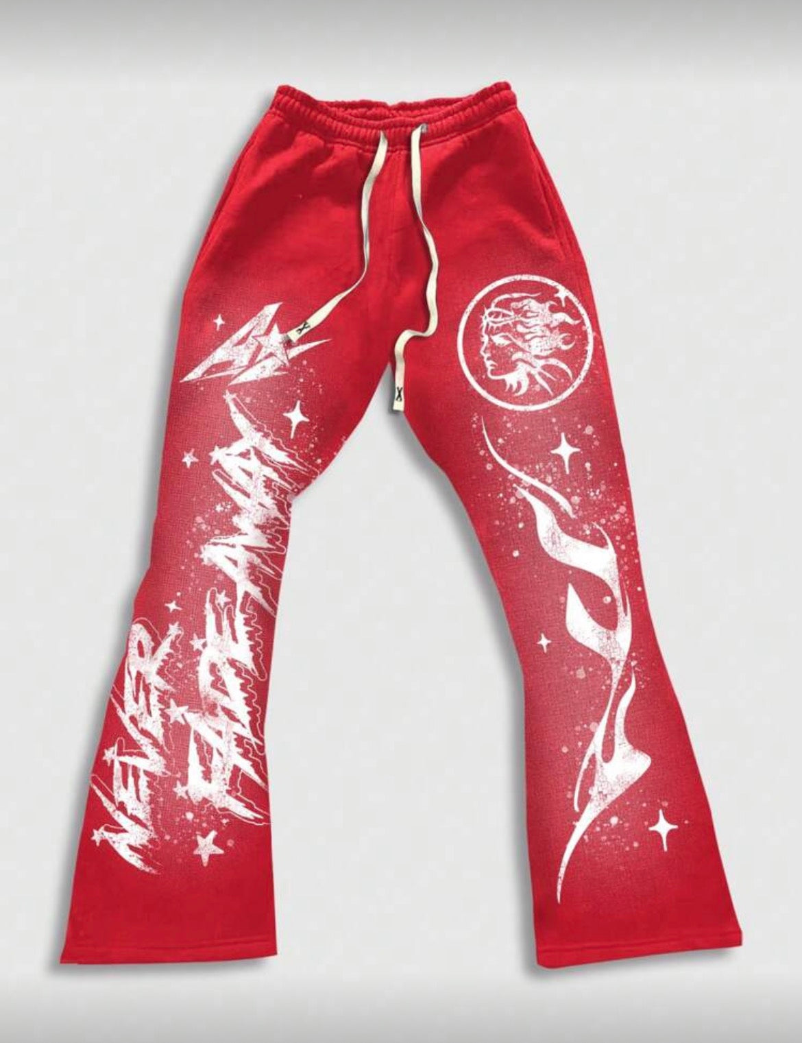 Never Fade Away Red Sweatpants