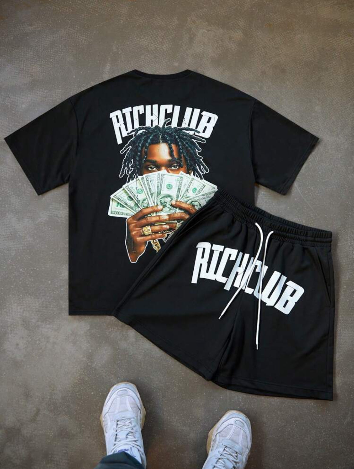 Men RichClub Black Suit