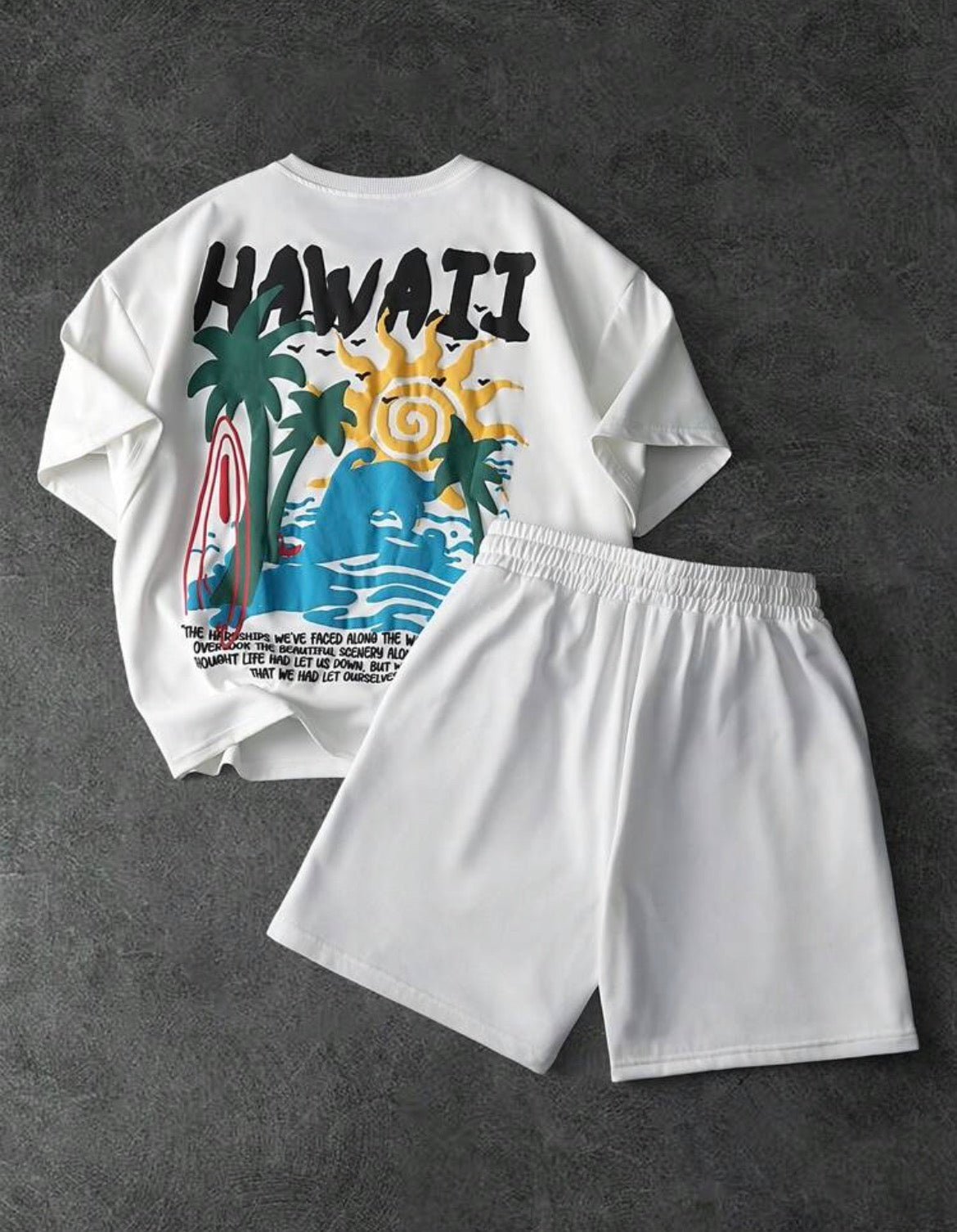 Hawaii White Two Piece