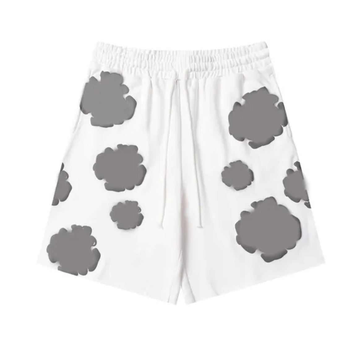 Denim Tears Grey & White Shorts
