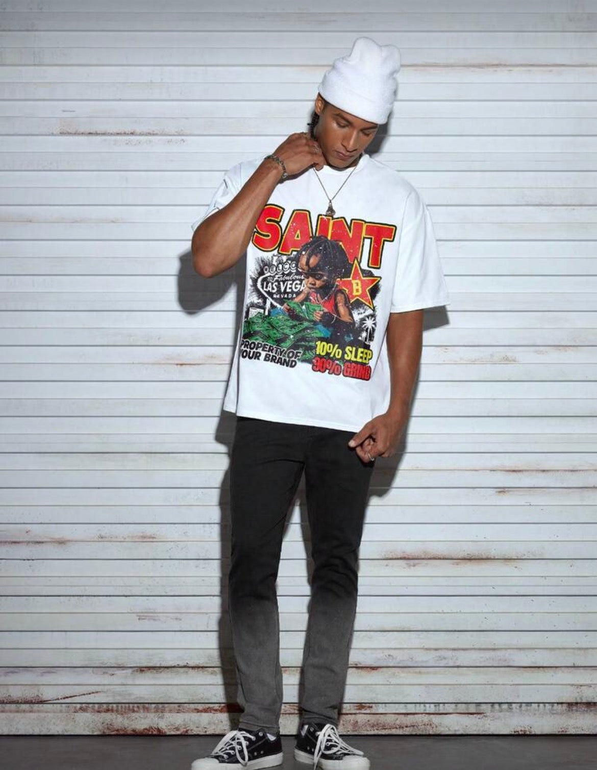 Saint White T-Shirt