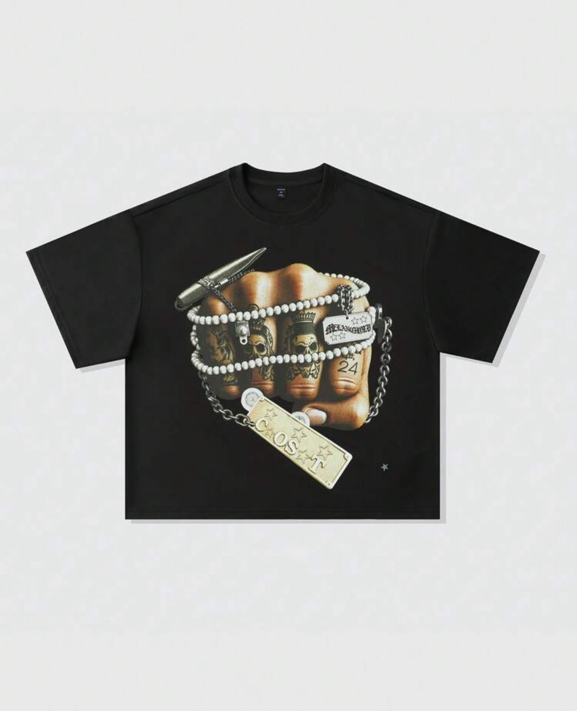Fist Chain Black T-Shirt