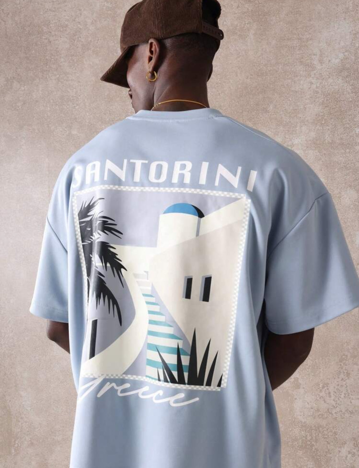 Santorini Blue Sumwon T-Shirt