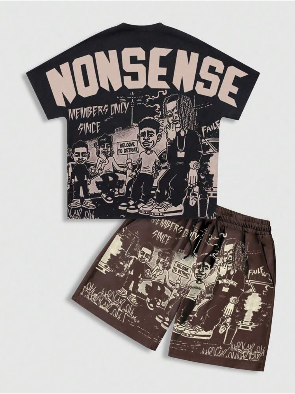 Nonsense Brown Two Piece