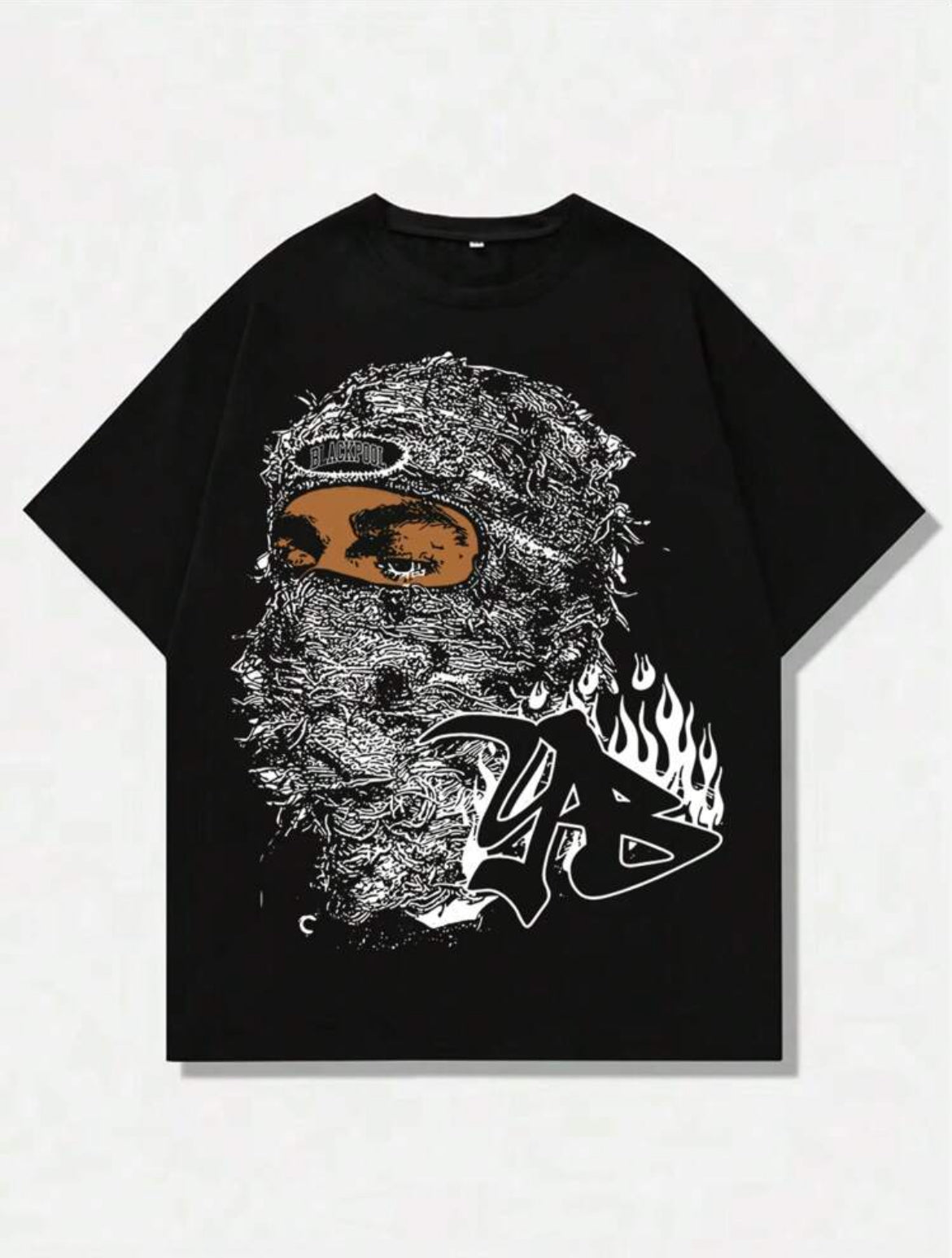 Men Black YB T-Shirt
