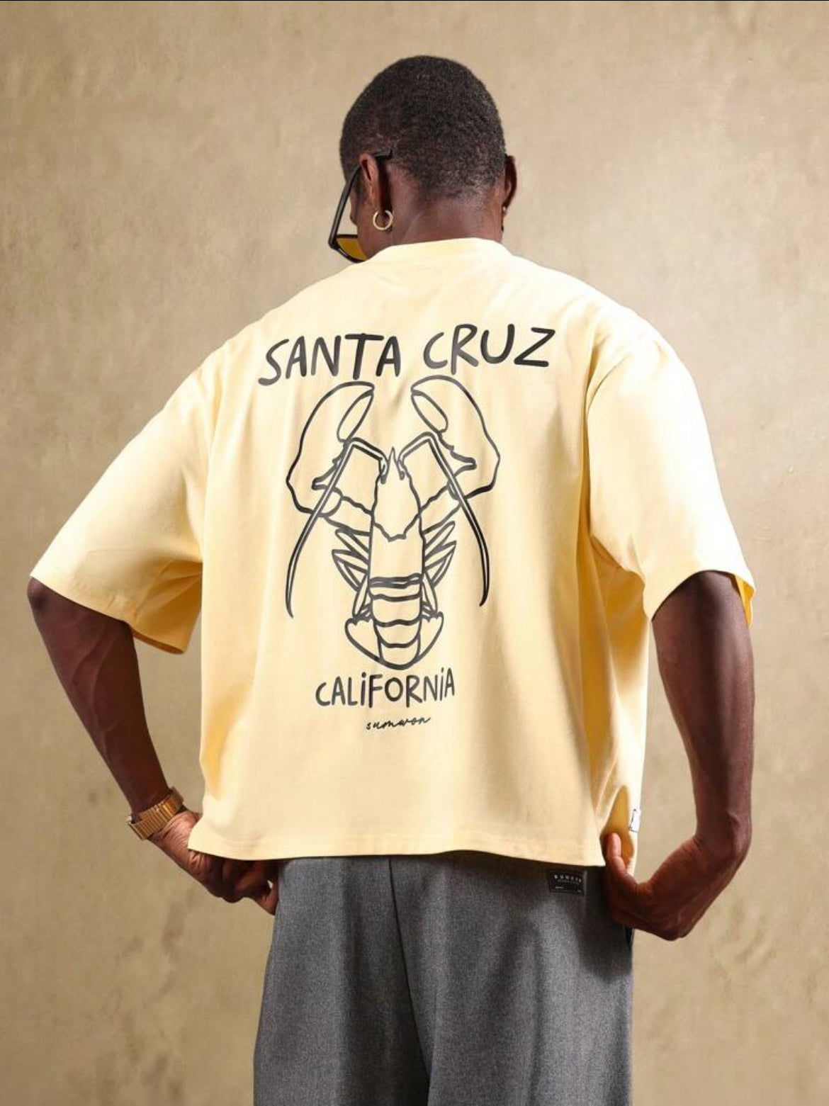 Sumwon Santa Cruz Butter Yellow T-Shirt