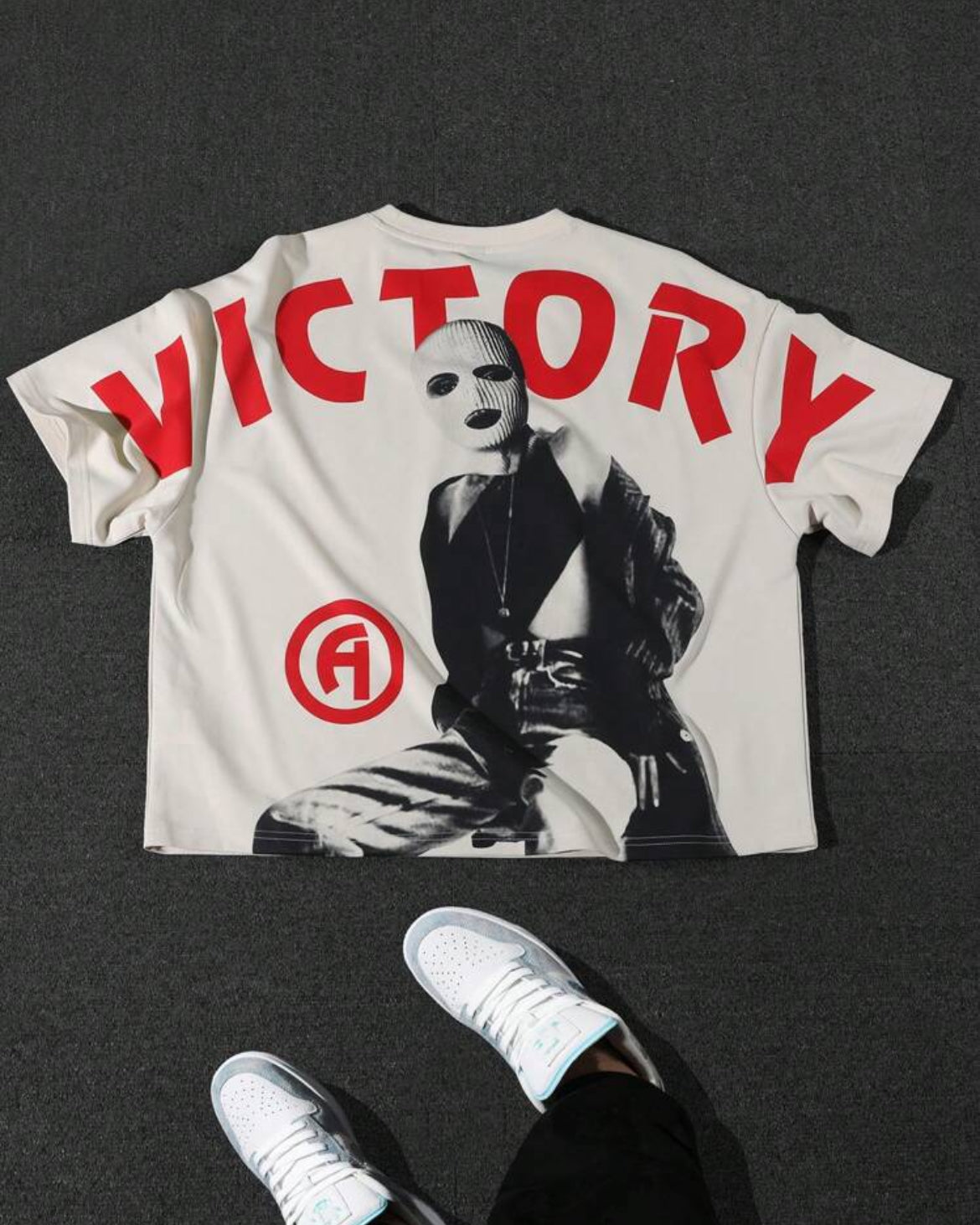 Apricot Victory Cropped T-Shirt