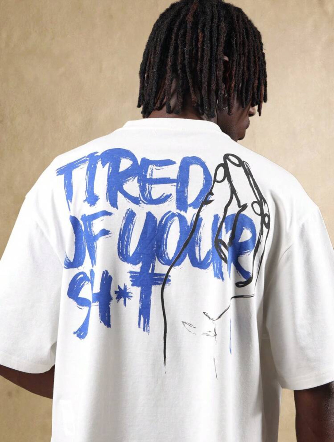 Tired Of Your Shit White T-Shirt