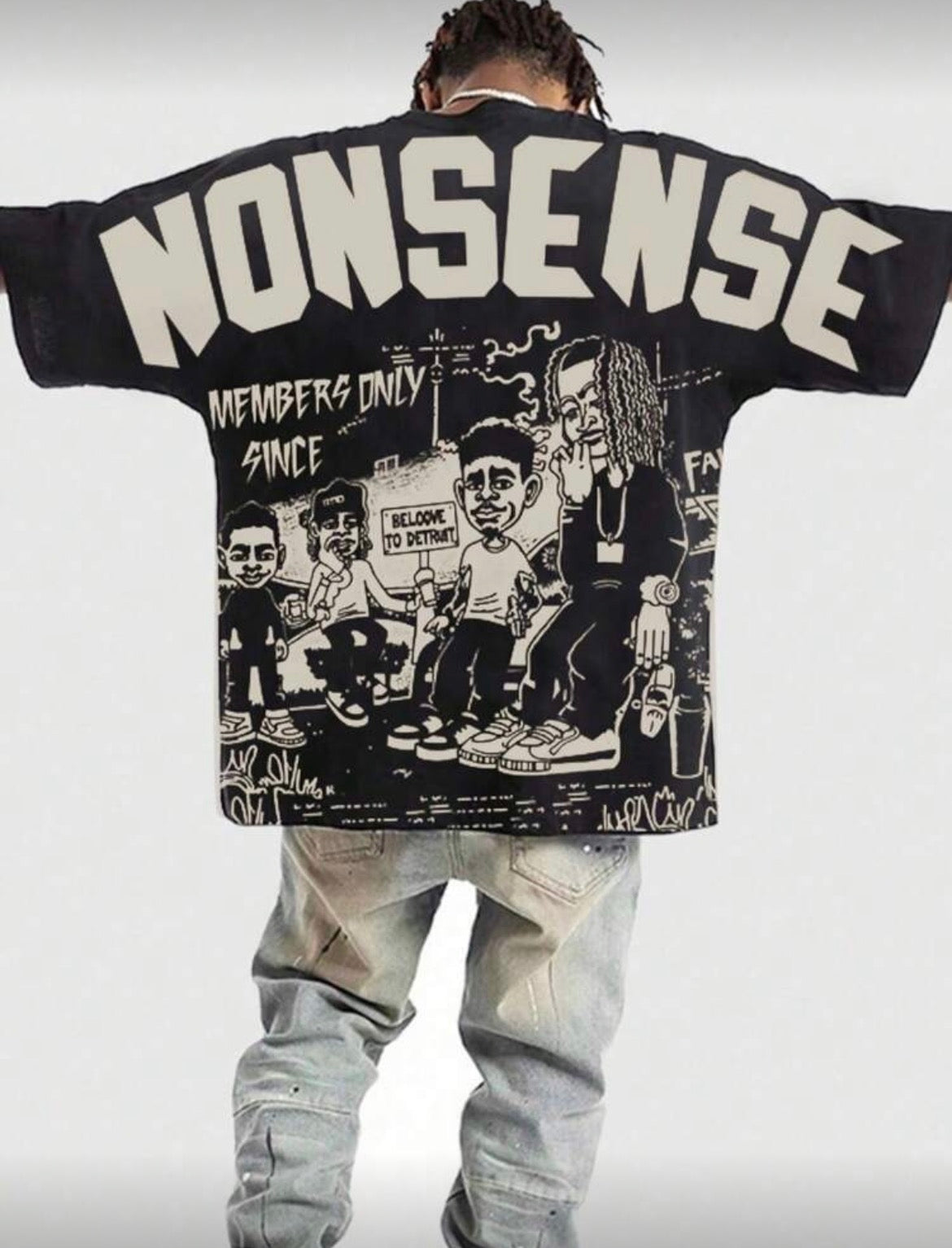 Nonsense Black T-Shirt