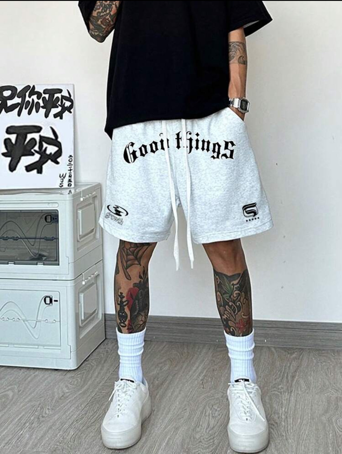 Good Things Grey Shorts