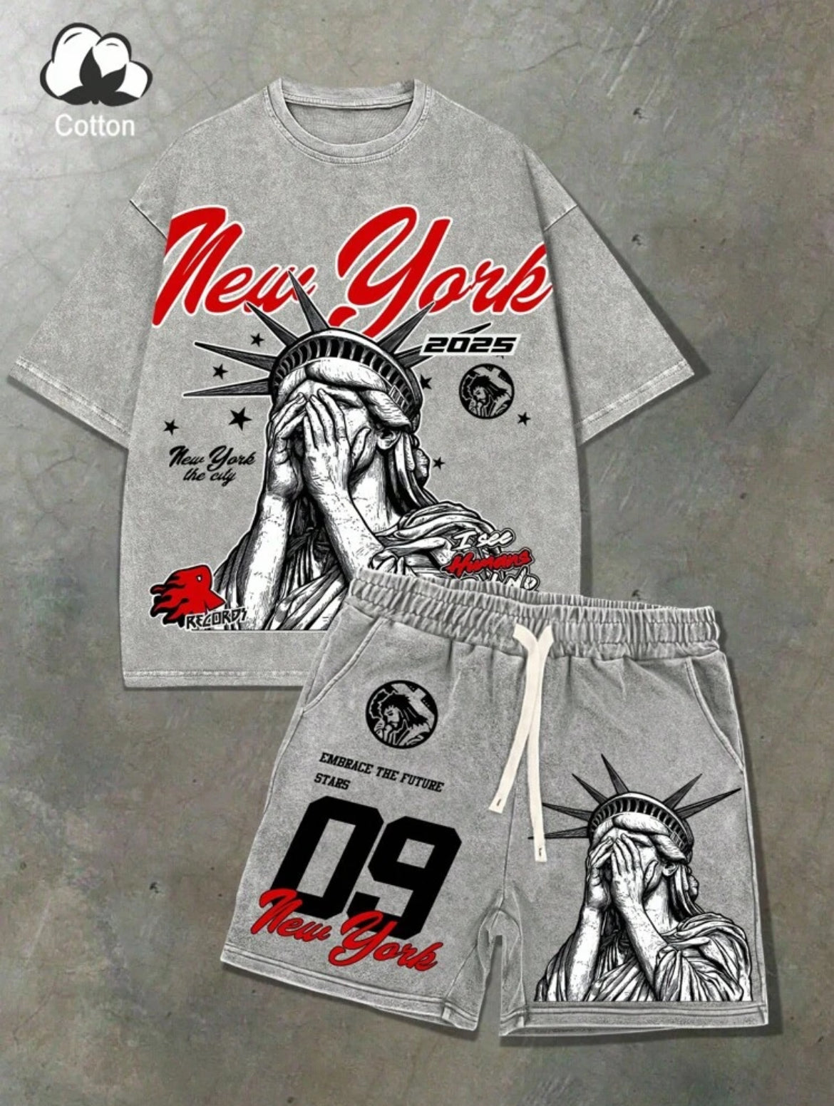 New York Grey Two Piece