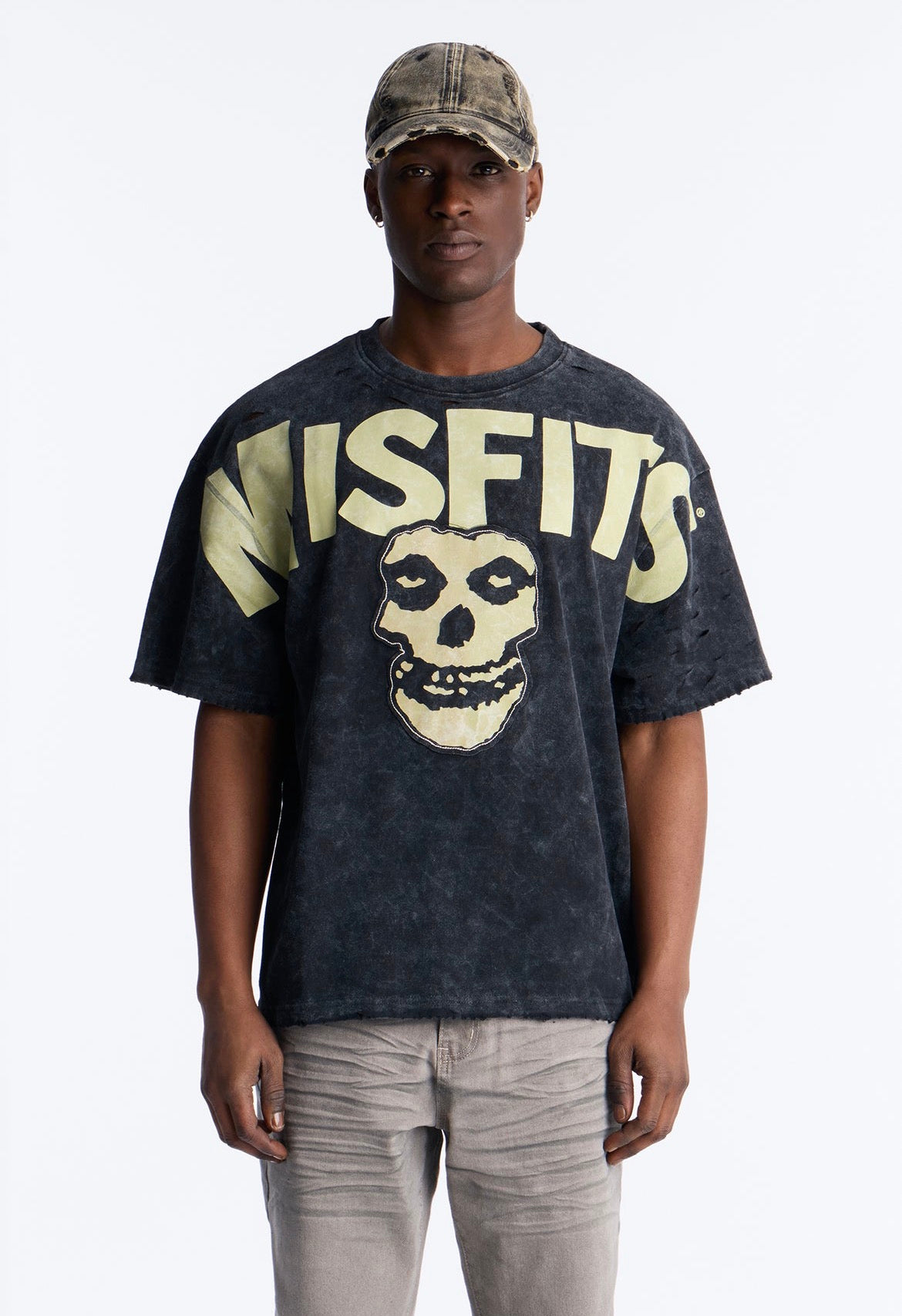 Misfit Skull Washed T-Shirt