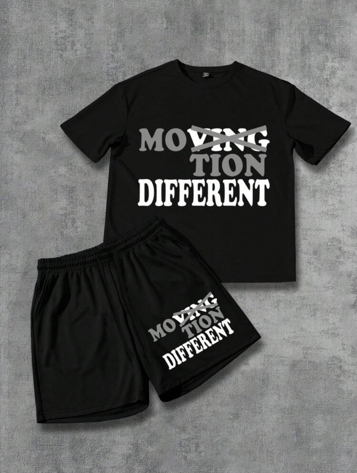 Motion Different Black Two Piece
