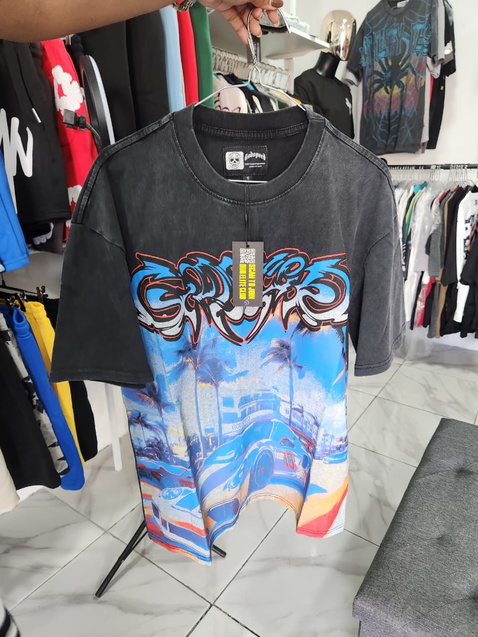 Godspeed Racecar T-Shirt