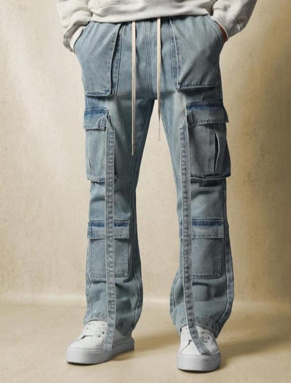 SUMWON Baggy Cargo Jeans