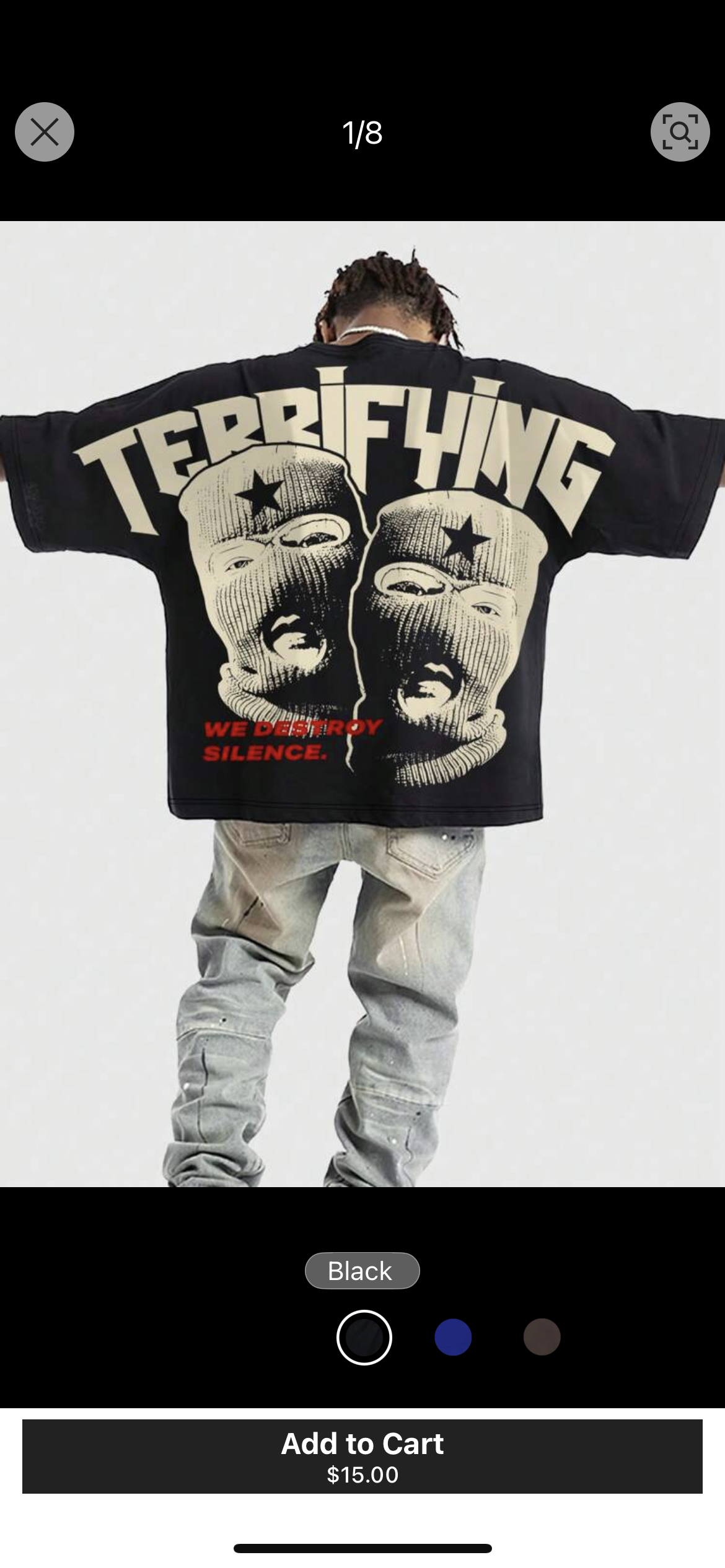 Terrifying Black T-Shirt
