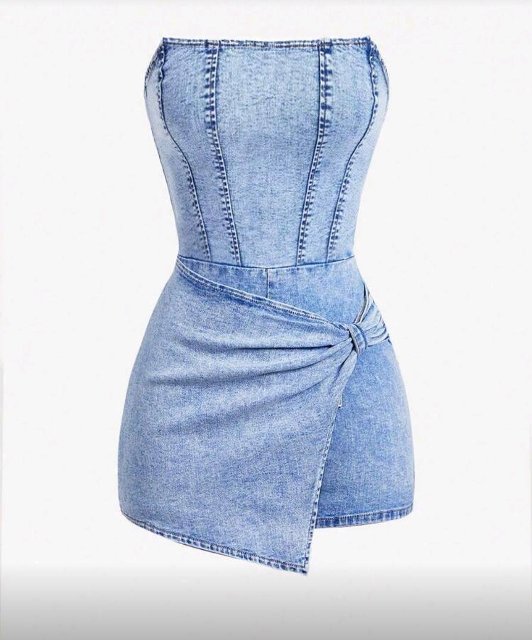 Denim Dress - Blue