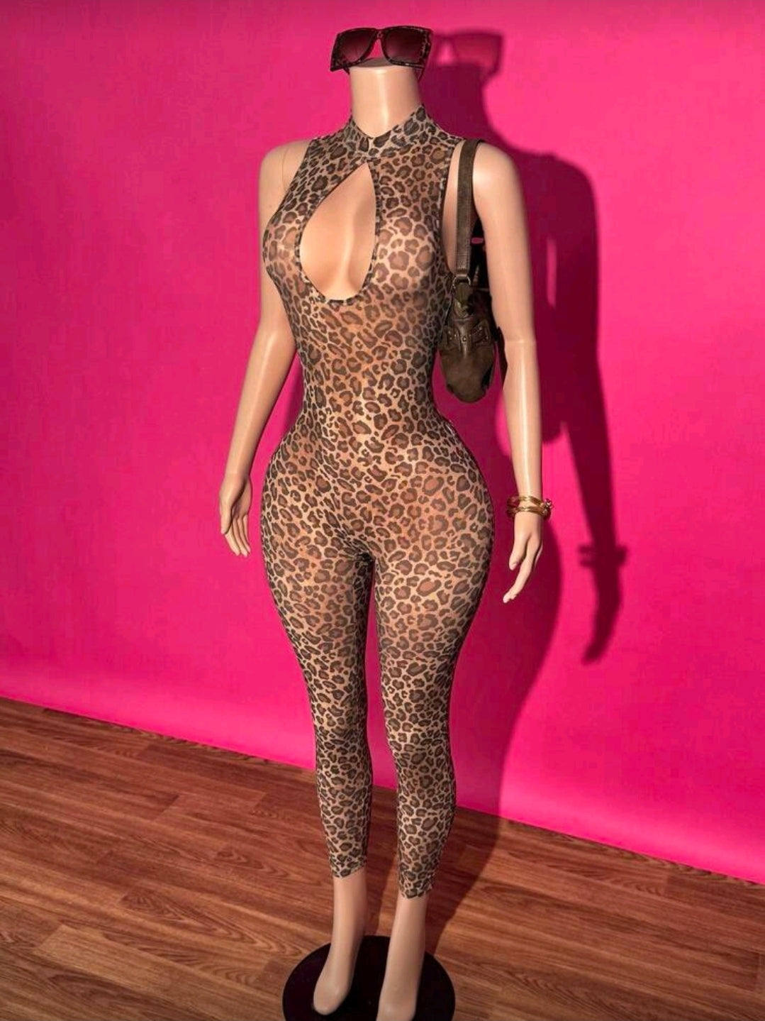 Leopard Print Jumpsuit