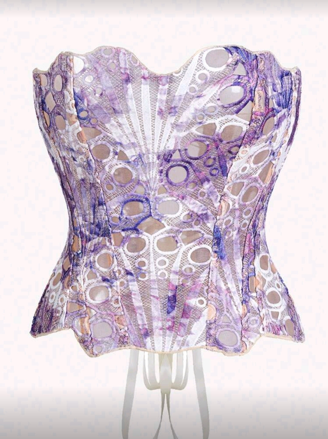 Lilac Lace Corset