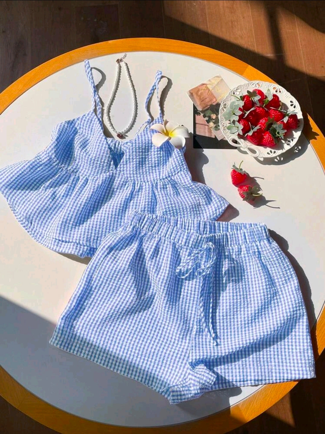 Blue Striped Set