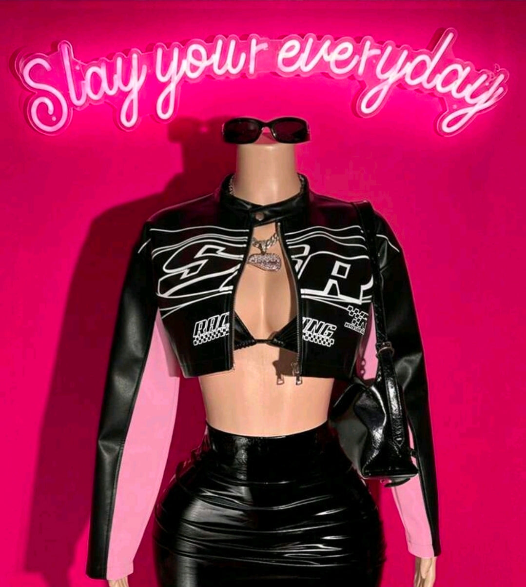 Black Pink Jacket