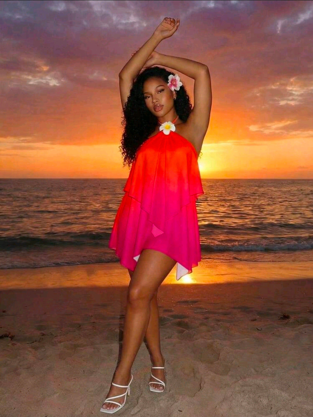 Orange Ombre Dress