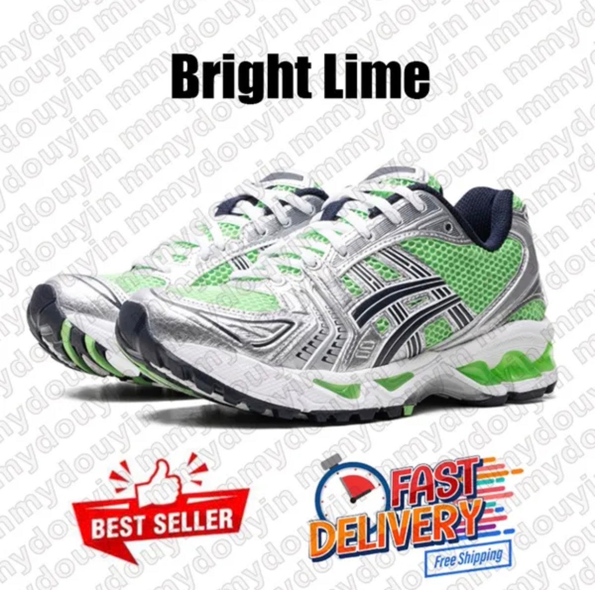 ASICS GEL Kayano 14 Bright Lime Midnight