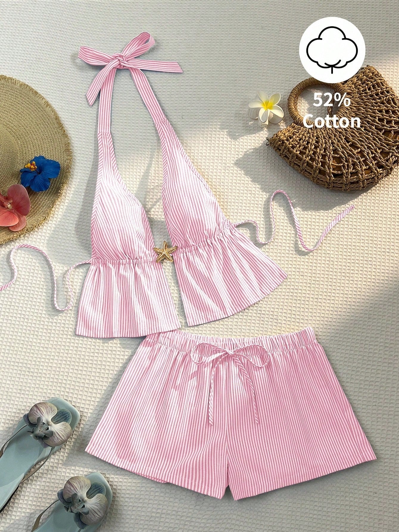 Pink Stripe Set