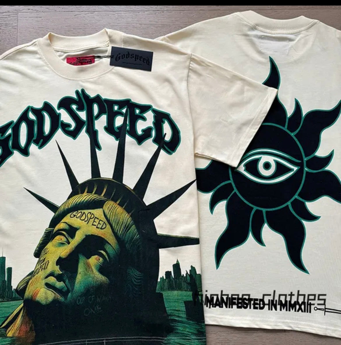Godspeed Liberty White T-Shirt
