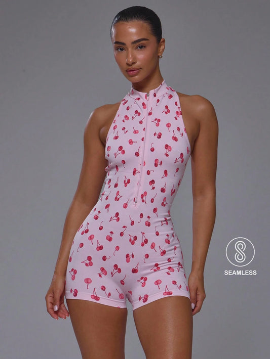 Cherry Active Romper