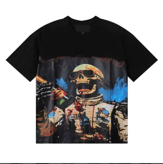 Godspeed Skeleton Space Black T-Shirt