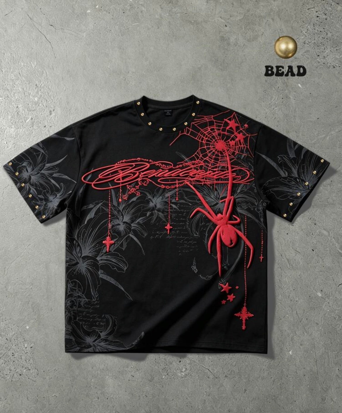 Spider Black T-Shirt