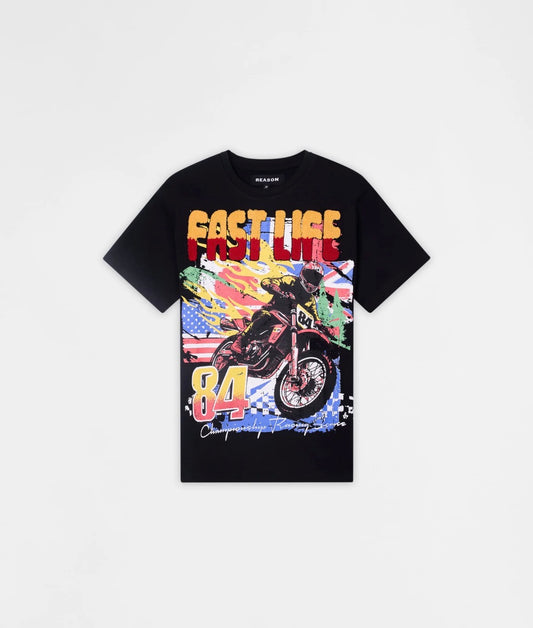 Fast Life Black T-Shirt